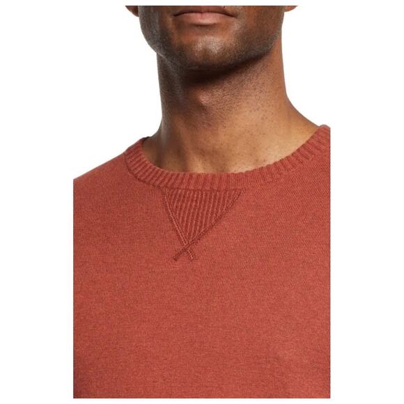 Treasure & Bond - Cotton & Cashmere Crew Sweater in Rust, Men’s “XL” NWT(B35) - Picture 4 of 11